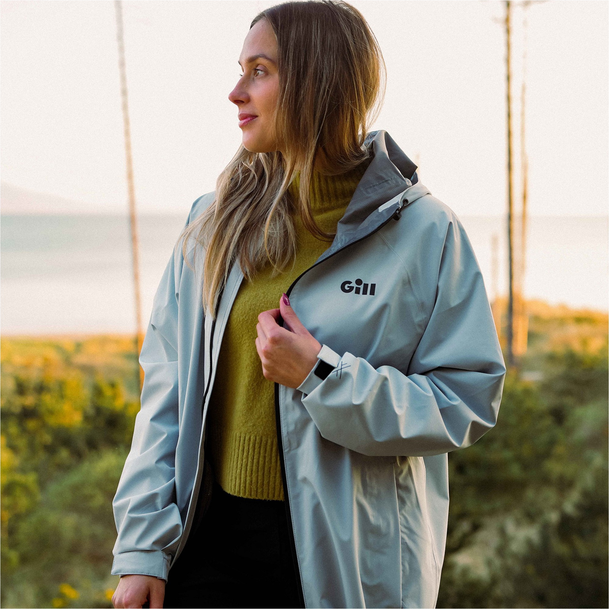 2026 Gill Voyager Sailing Jacket WA01J - Light Grey